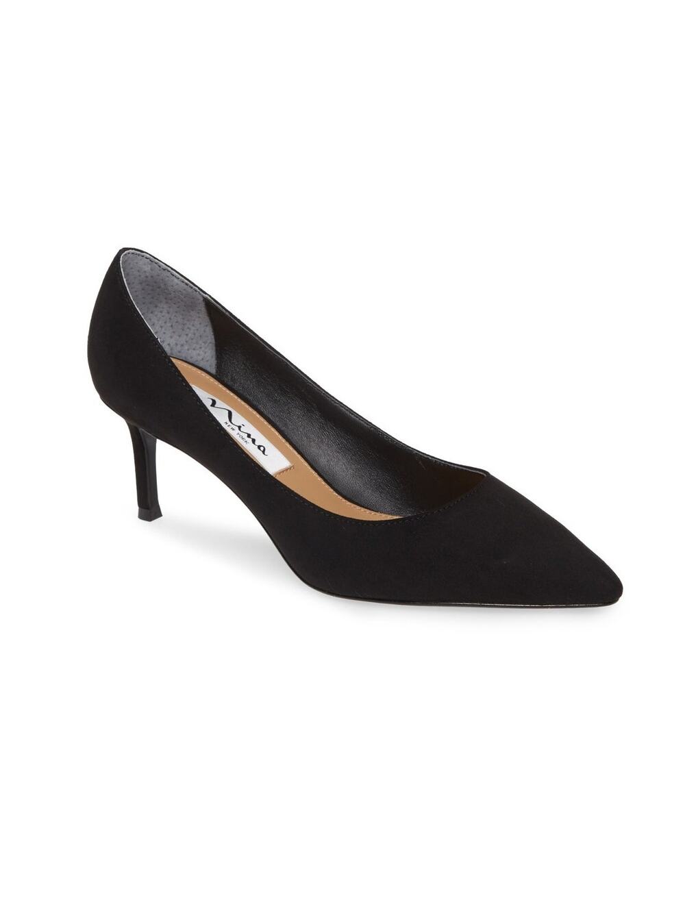 Nina Classic Black Suede Nina60 Pumps Size 8 M